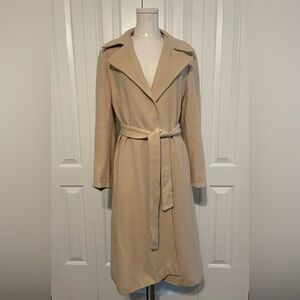 Vintage, Cream 100% Cashmere Coat with Belt (No Brand Label), GUC